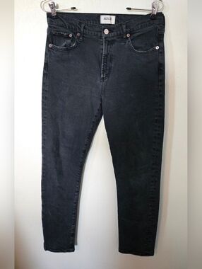 Agolde | Black Toni Mid Rise Slim Straight Jeans Size 27